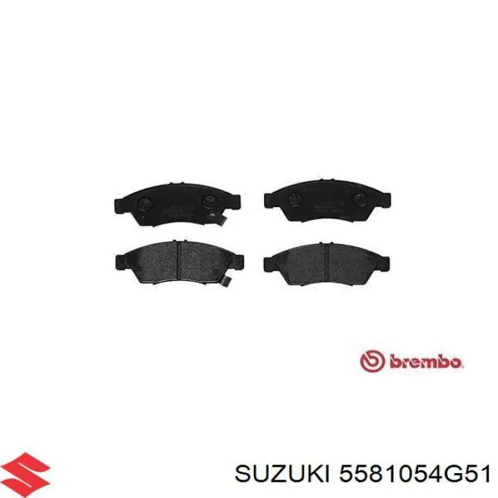 Колодки Suzuki 5581054G51 цена, от 22.85 USD