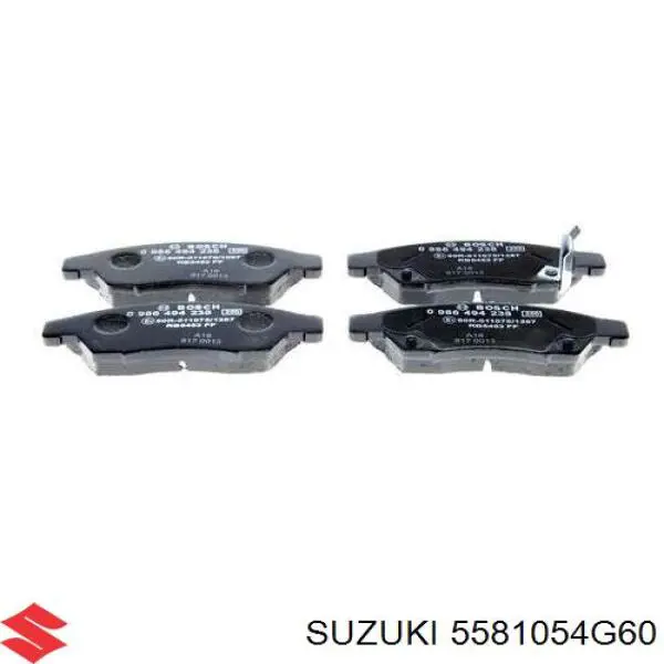 Тормозные колодки Suzuki 5581054G60