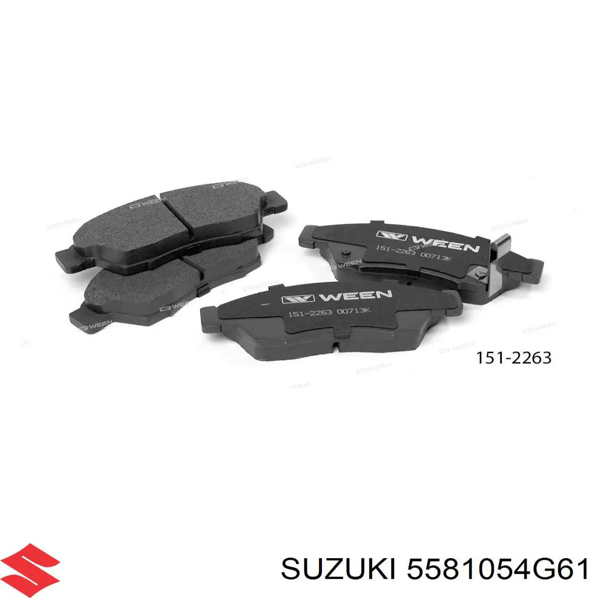 Тормозные колодки Suzuki 5581054G61