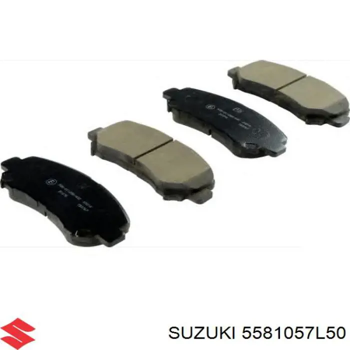 Передние тормозные колодки 5581057L50 Suzuki