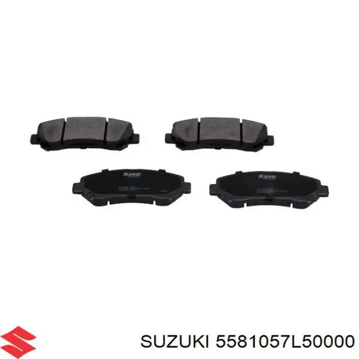 Передние тормозные колодки 5581057L50000 Suzuki