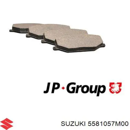 Передние тормозные колодки 5581057M00 Suzuki