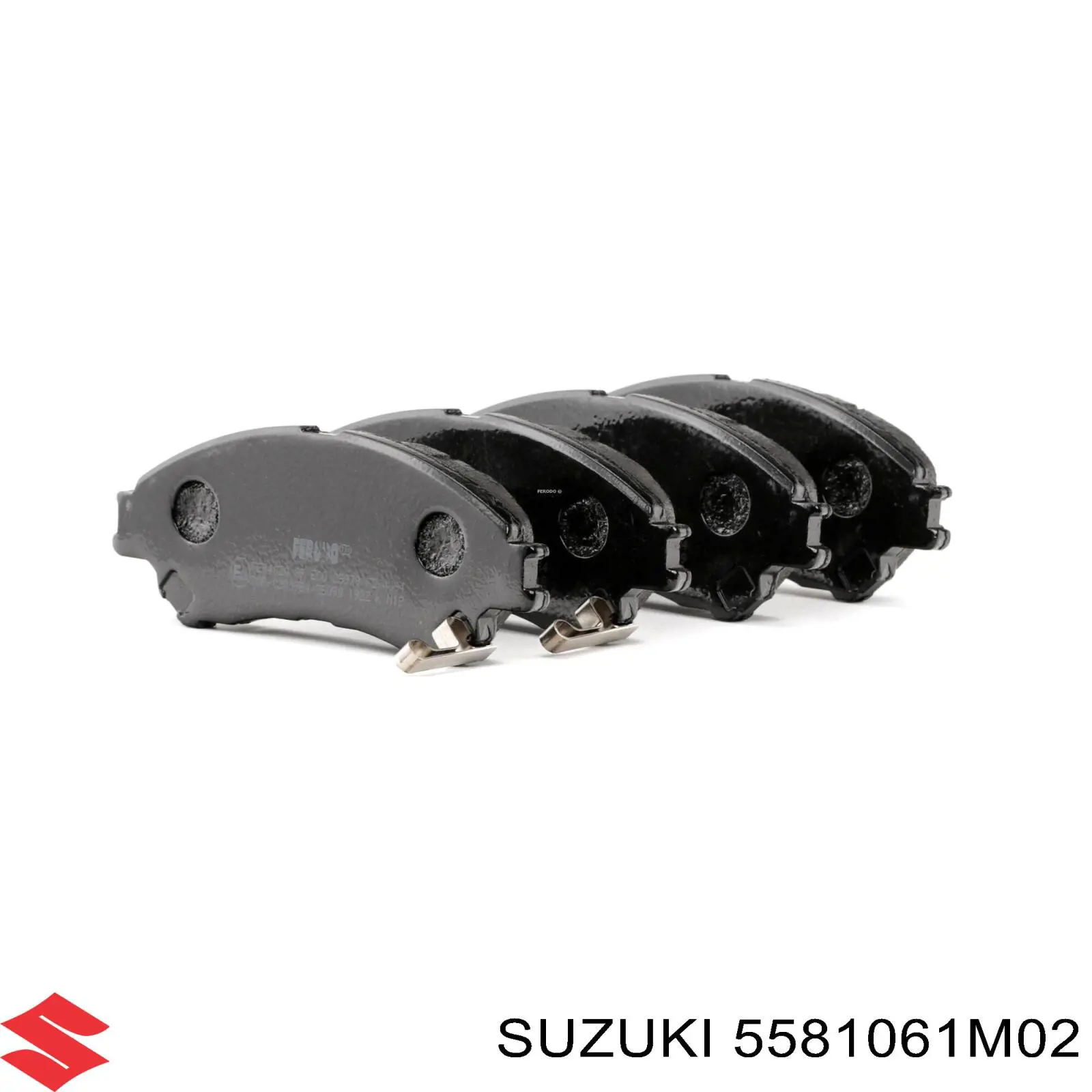 Передние тормозные колодки 5581061M02 Suzuki