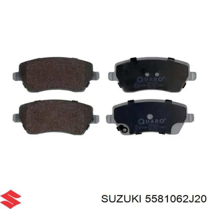 5581062J20 Suzuki Колодки передние