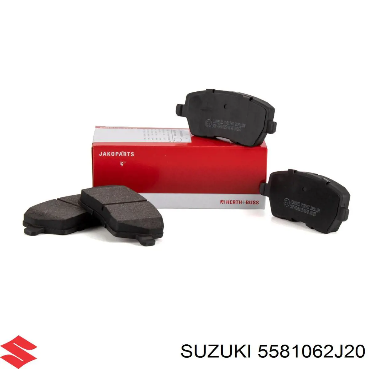 Передние тормозные колодки 5581062J20 Suzuki