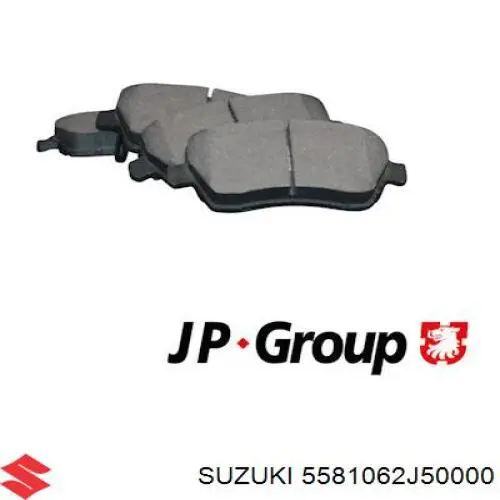 Передние тормозные колодки 5581062J50000 Suzuki