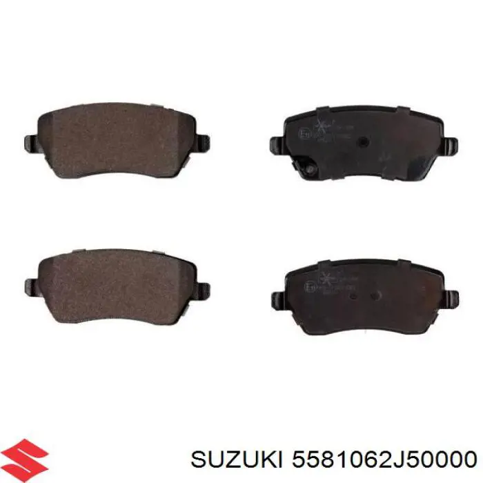 5581062J50000 Suzuki передние тормозные колодки