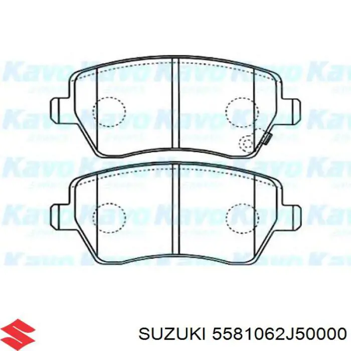 5581062J50000 Suzuki Колодки передние