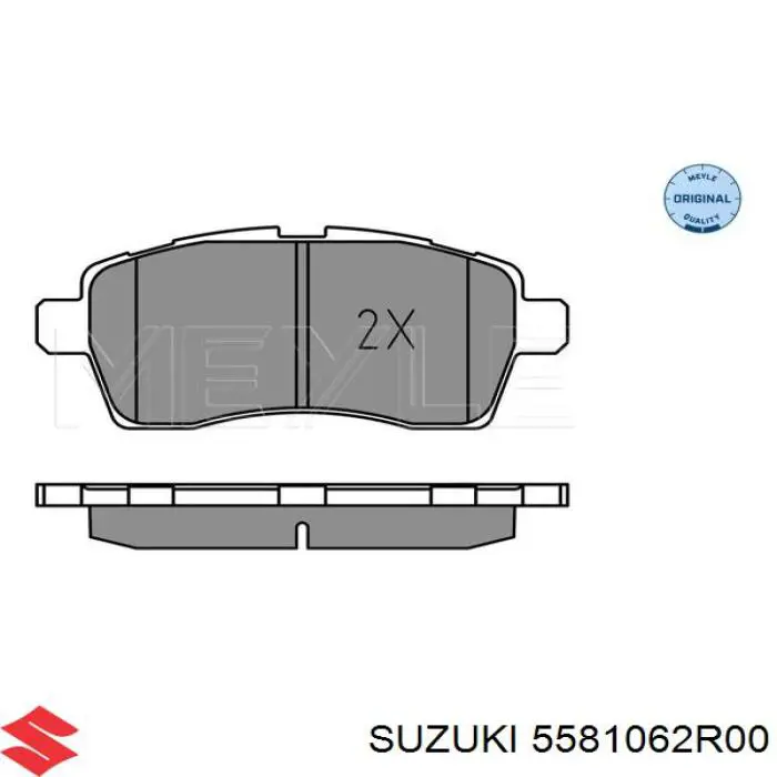 5581062R00 Suzuki Колодки передние