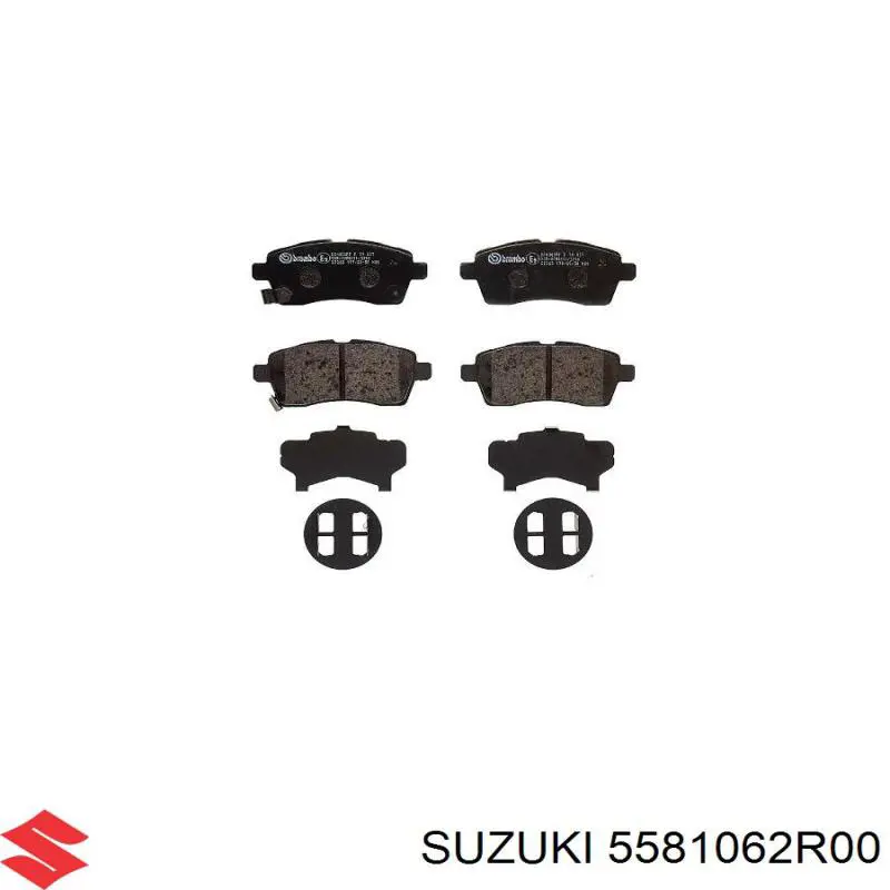 Купить 5581062R00 Suzuki Колодки тормозные