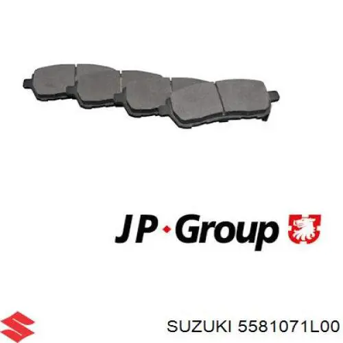 Купить 5581071L00 Suzuki Колодки тормозные