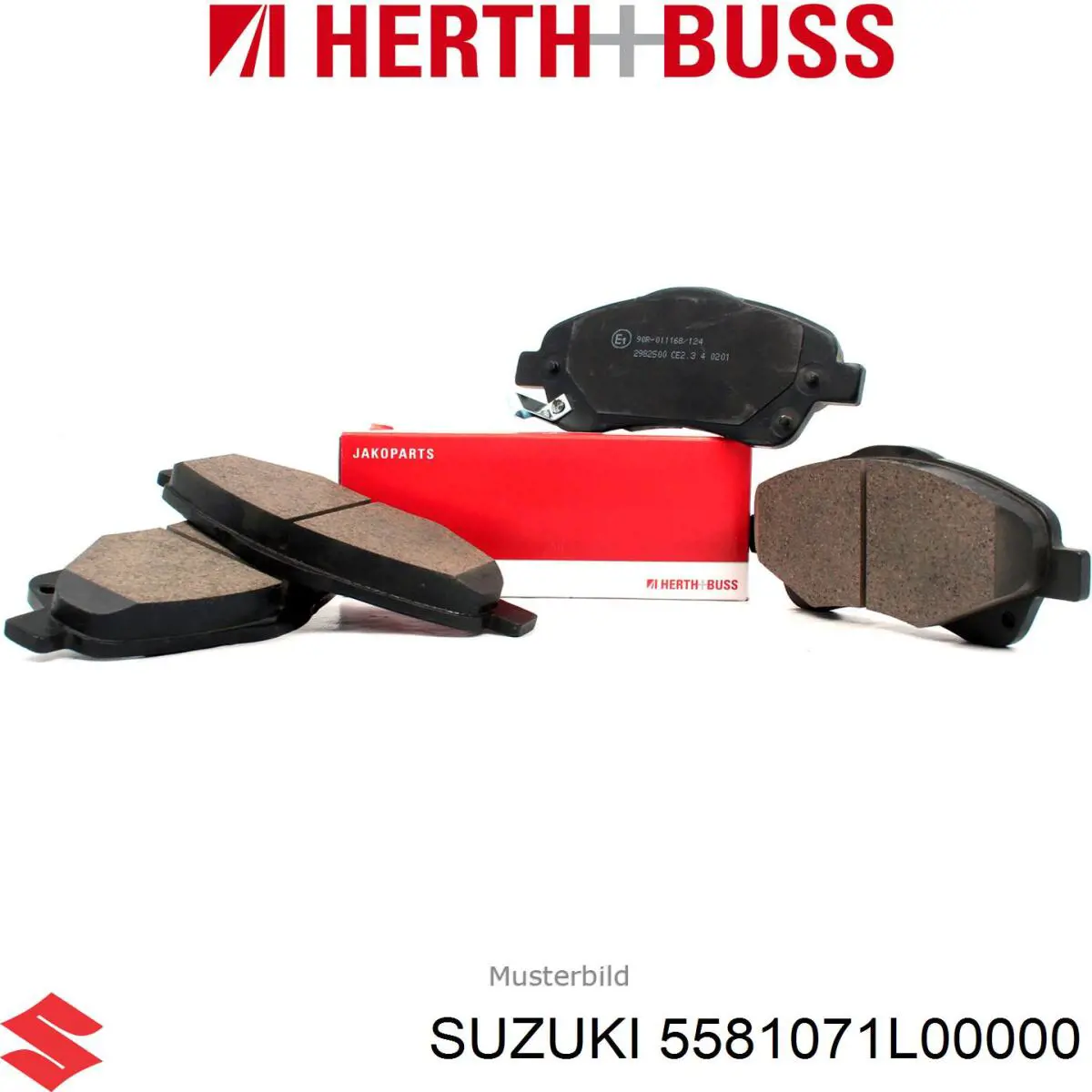 Передние тормозные колодки 5581071L00000 Suzuki