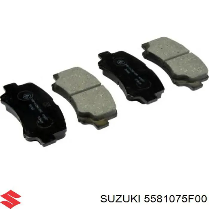 Передние тормозные колодки 5581075F00 Suzuki