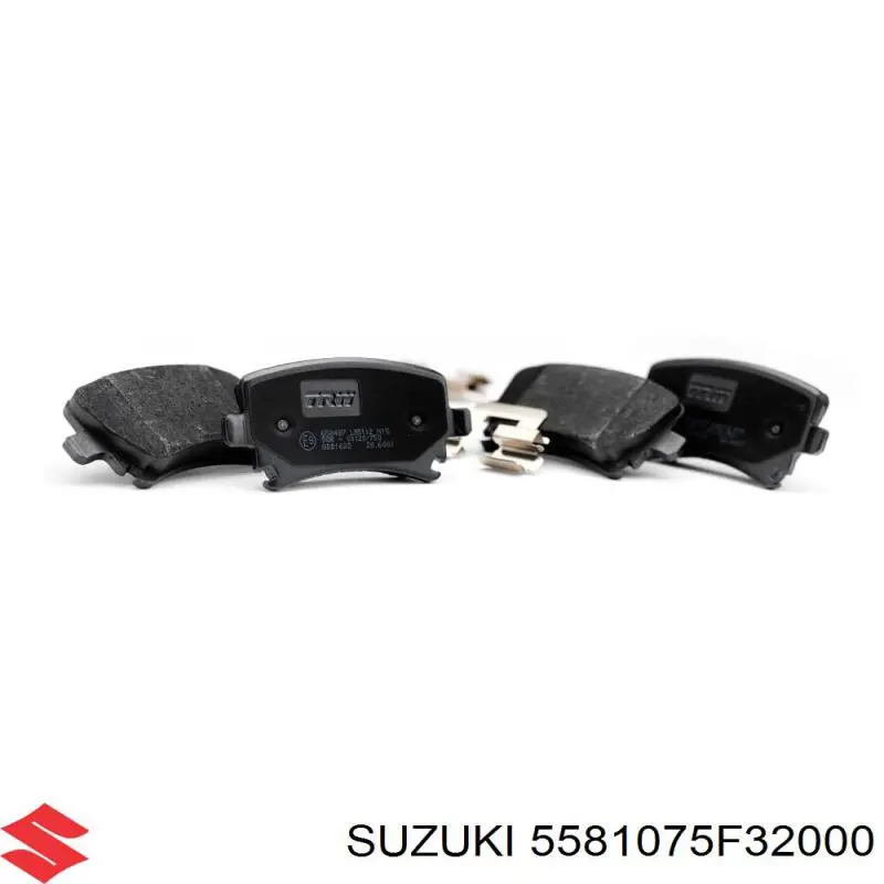 Купить 5581075F32000 Suzuki Колодки тормозные