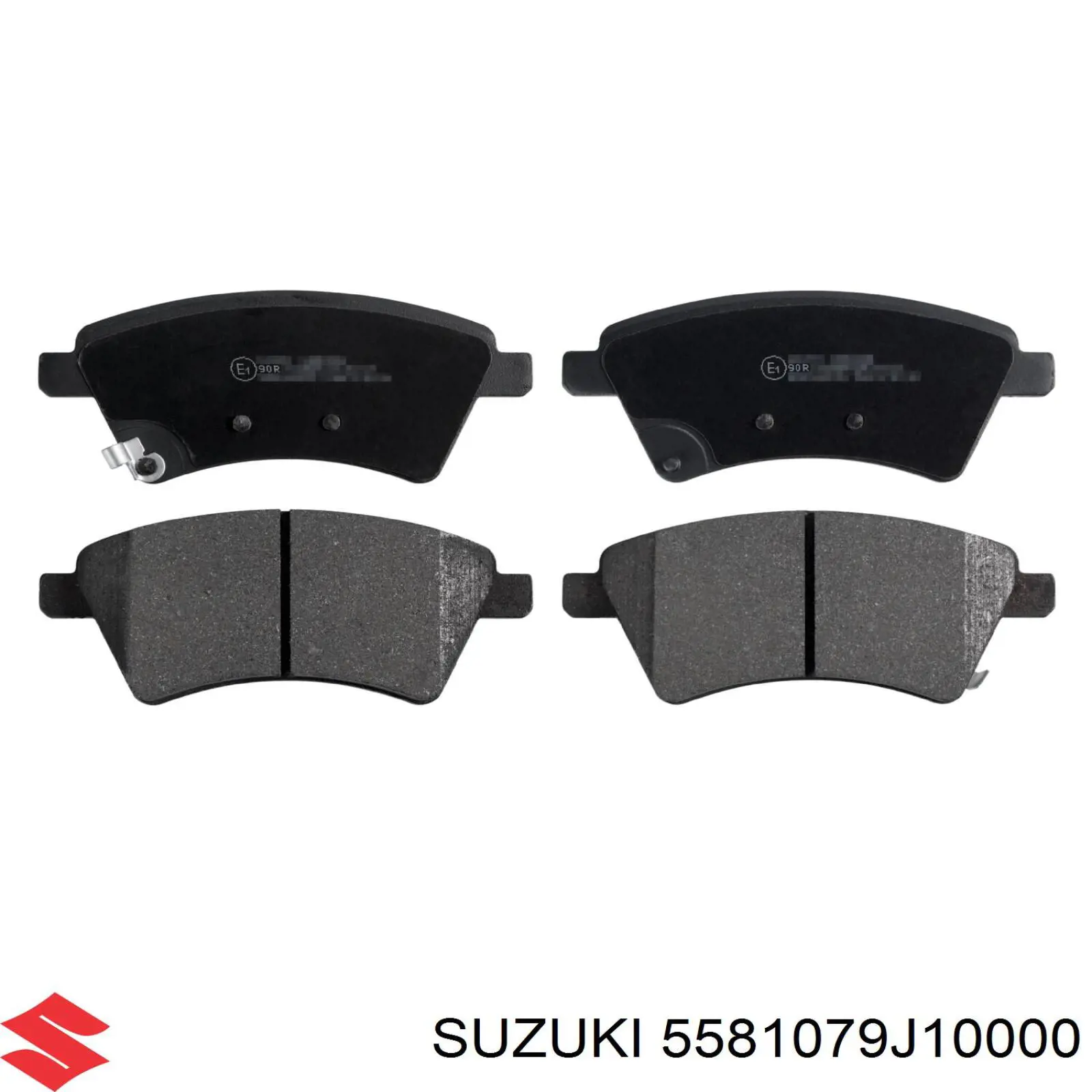 55810-79J10-000 Suzuki колодки тормозные передние дисковые