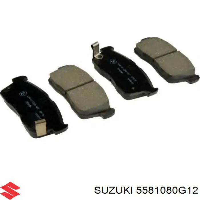 Передние тормозные колодки 5581080G12 Suzuki