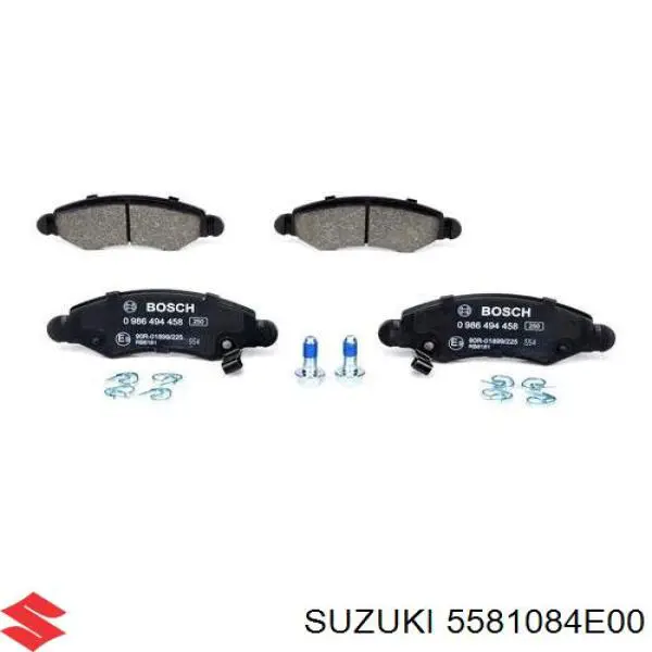 Передние тормозные колодки 5581084E00 Suzuki