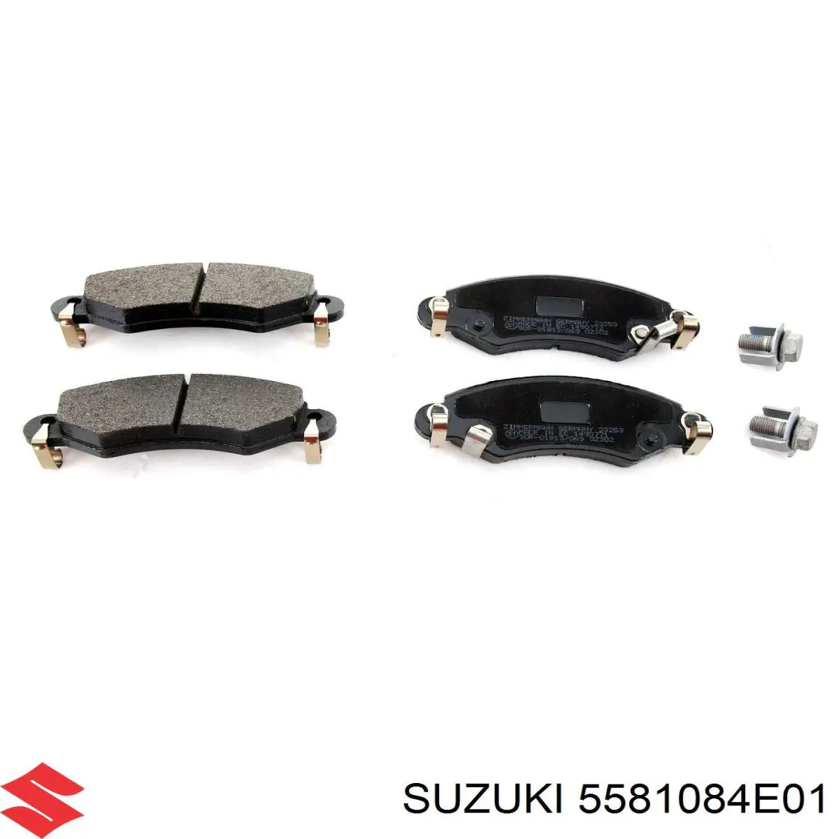 Купить 5581084E01 Suzuki Колодки тормозные