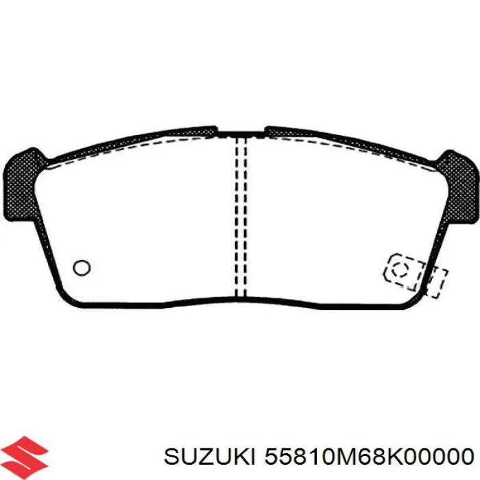 Колодки Suzuki 55810M68K00000 цена, от 20.47 USD