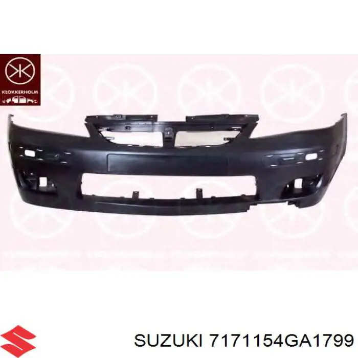 7171154GA0799 Suzuki передний бампер
