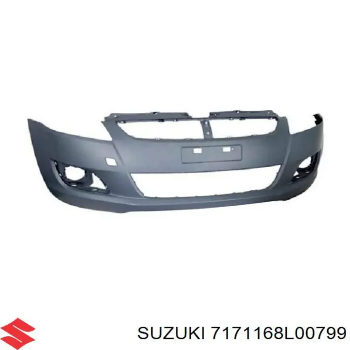 7171168L00799 Suzuki передний бампер