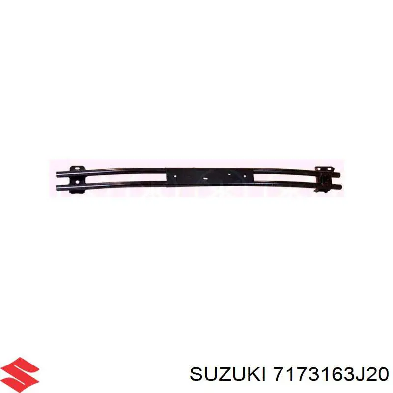 Soporte deparachoques delantero derecho 7173163J20 Suzuki