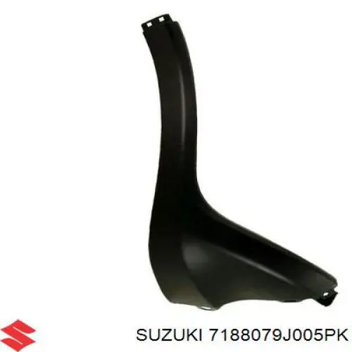 Placa sobreposta do pára-choque traseiro esquerdo para Suzuki SX4 (GY)