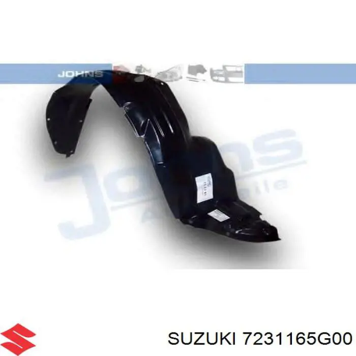 Купить 7231165G00 Suzuki Подкрылок передний правый