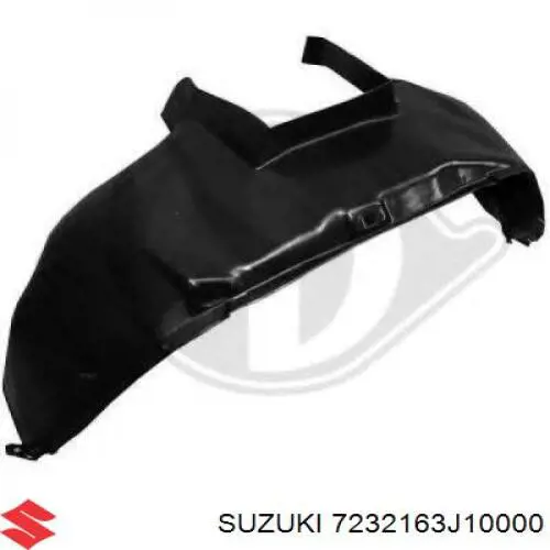 Подкрылок передний правый Сузуки Свифт 3 (Suzuki Swift)