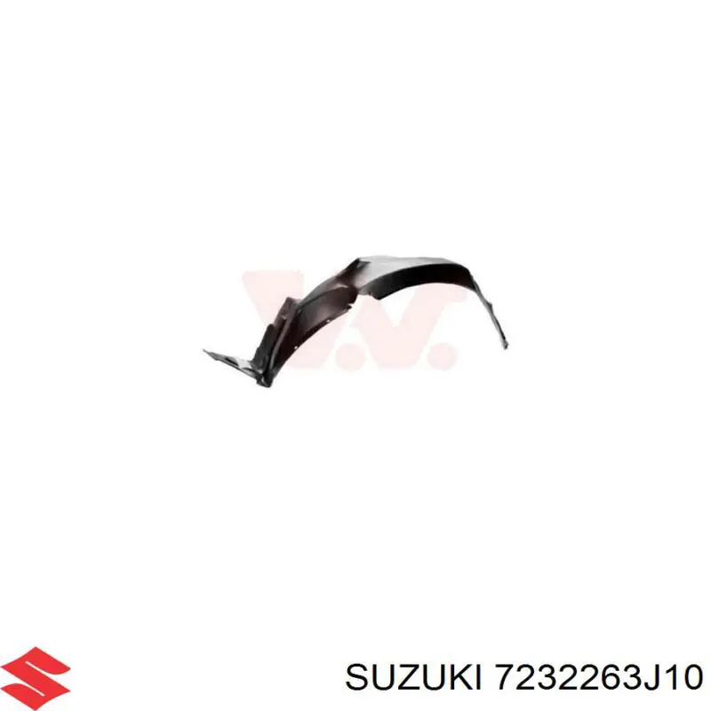 7232263J10 Suzuki подкрылок крыла переднего левый