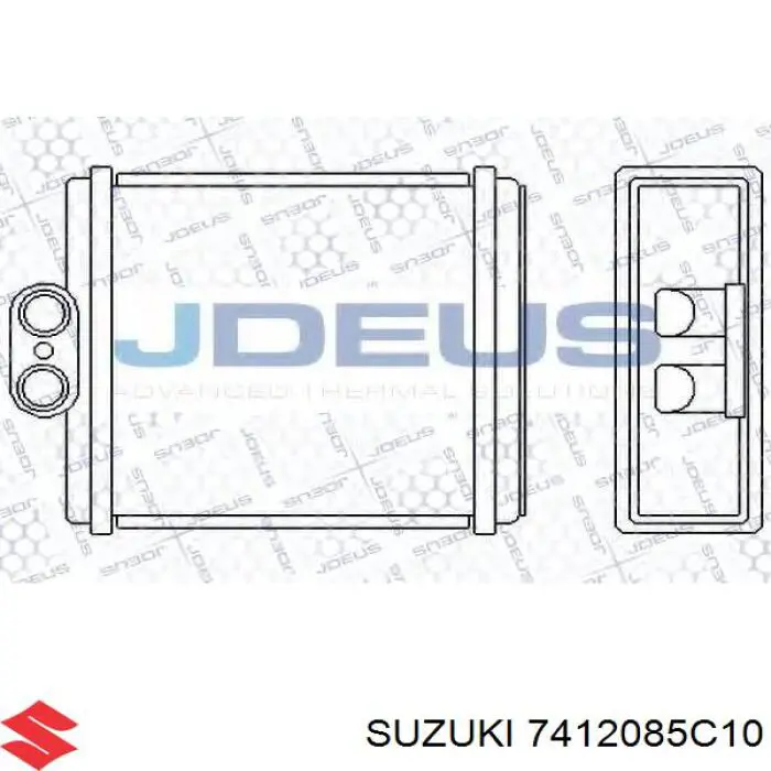 7412085C10 Suzuki радиатор печки