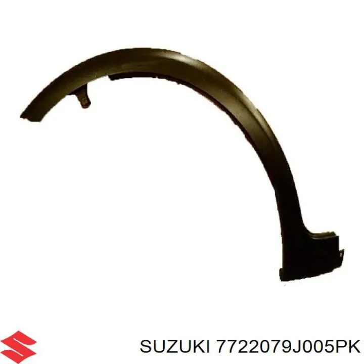 Expansor (placa sobreposta) de arco do pára-lama dianteiro esquerdo para Suzuki SX4 (GY)