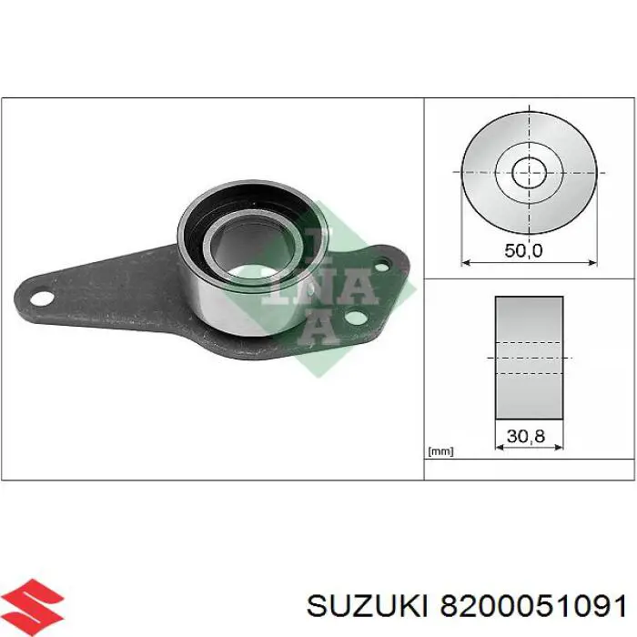 Паразитный ролик ГРМ 8200051091 Suzuki