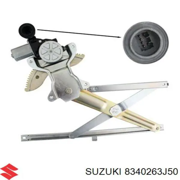 Механизм стеклоподъемника водительской двери Suzuki 8340263J51 цена, от 56.50 USD