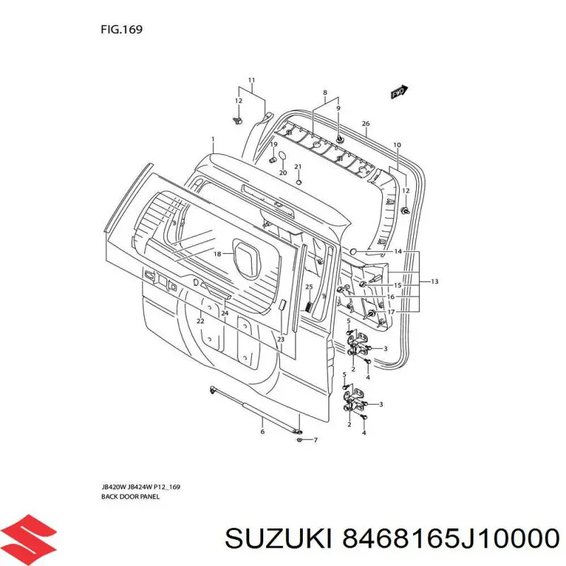 8468165J10000 Suzuki 