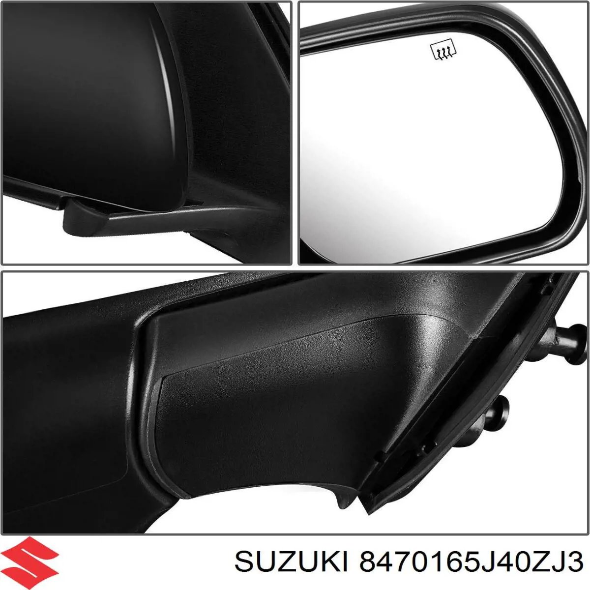 Купить 8470165J40ZJ3 Suzuki Наружное зеркало левое