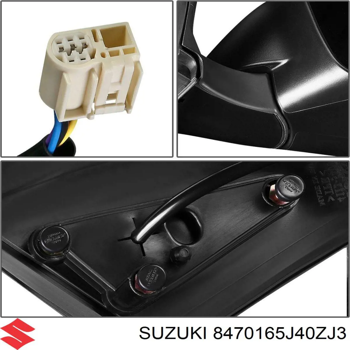Зеркало заднего вида, левое Suzuki 8470165J40ZJ3 цена, от 31.68 USD