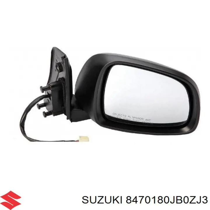 8470180JB0ZJ3 Suzuki зеркало заднего вида правое