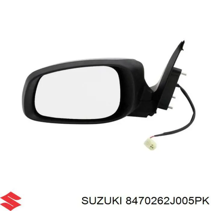 Левое боковое зеркало 8470262J005PK Suzuki