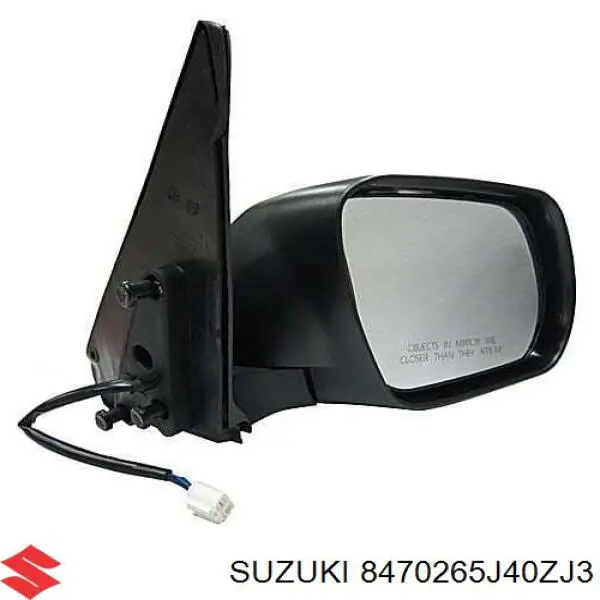 Купить 8470265J40ZJ3 Suzuki Боковое зеркало заднего вида правое