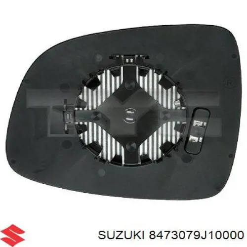 Зеркальный элемент зеркала заднего вида правого на Suzuki SX4 