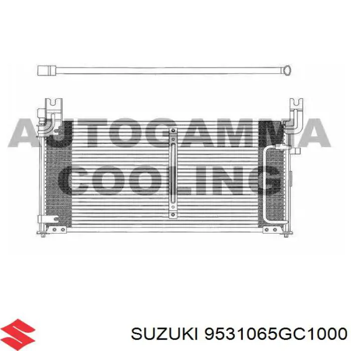 Конденсатор кондиционера Suzuki 9531065GC1000 цена, от 168.96 USD