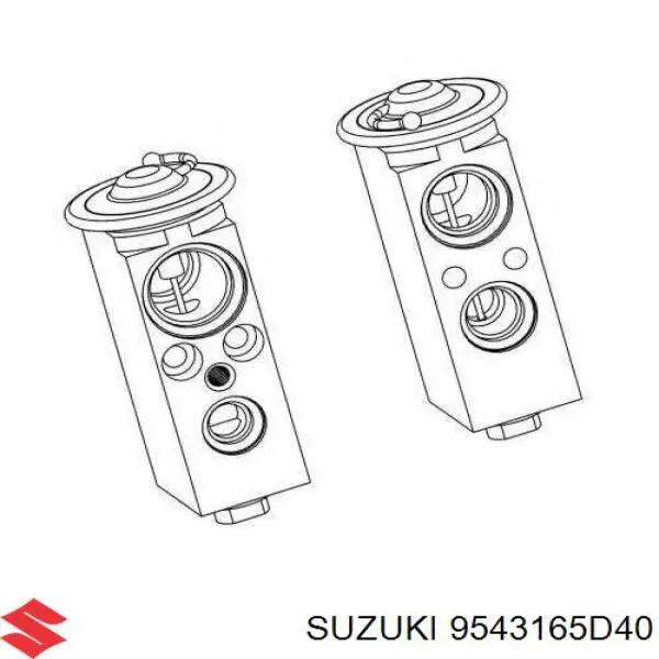 Клапан расширительный Suzuki 9543165D40 цена, от 84.28 USD