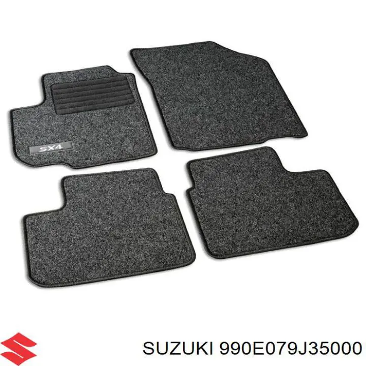 Коврики передние + задние, комплект на Suzuki SX4 GY
