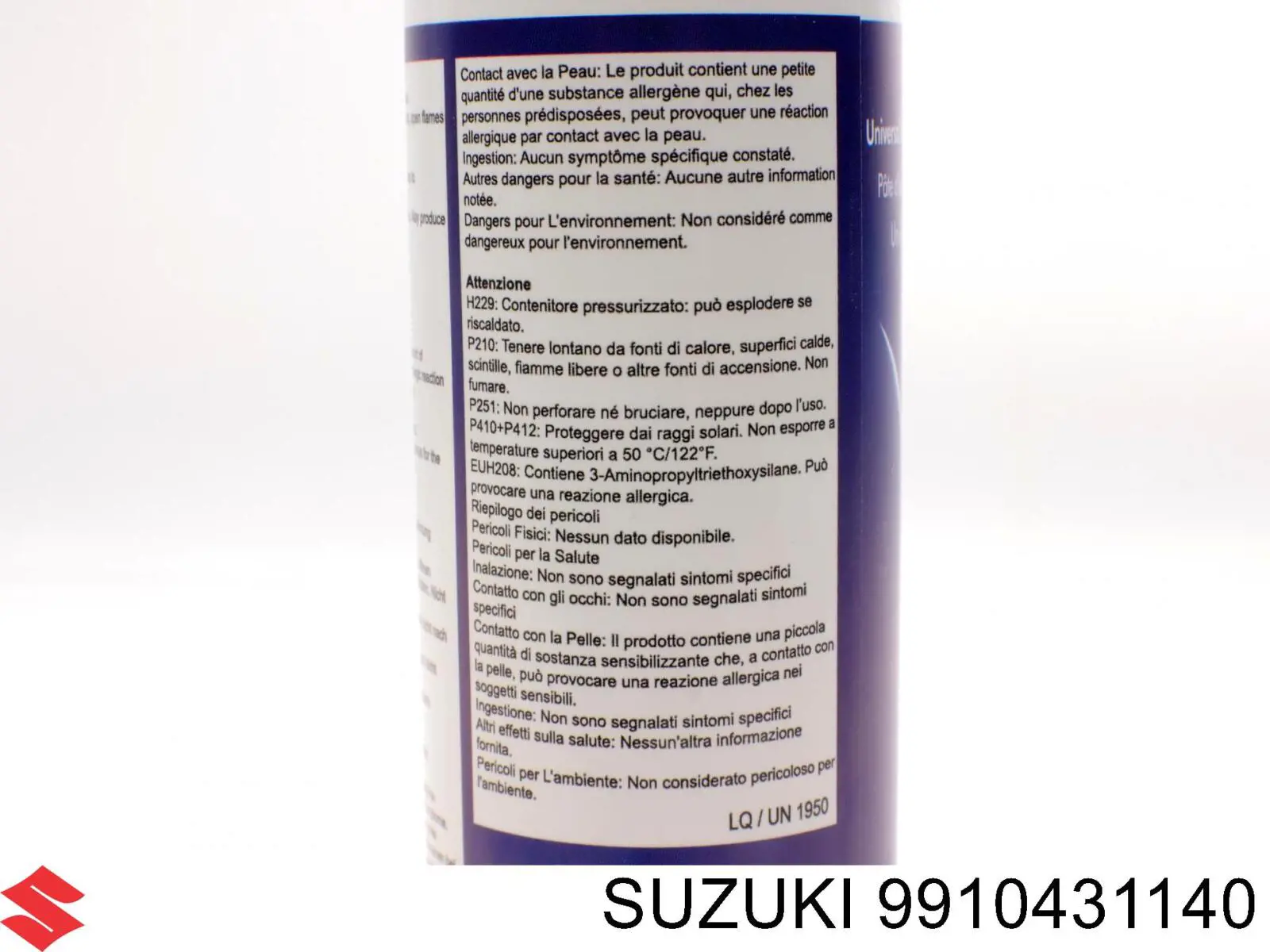 Герметик синий, уксусный Suzuki 9910431140 цена, от 15.37 USD