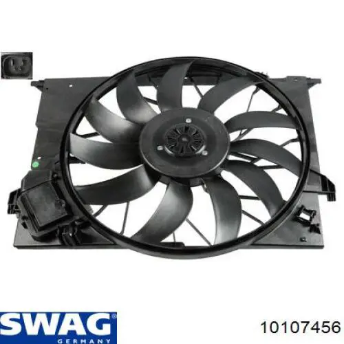 Диффузор радиатора охлаждения в сборе с мотором и крыльчаткой Swag 10107456 цена, от 260.65 USD