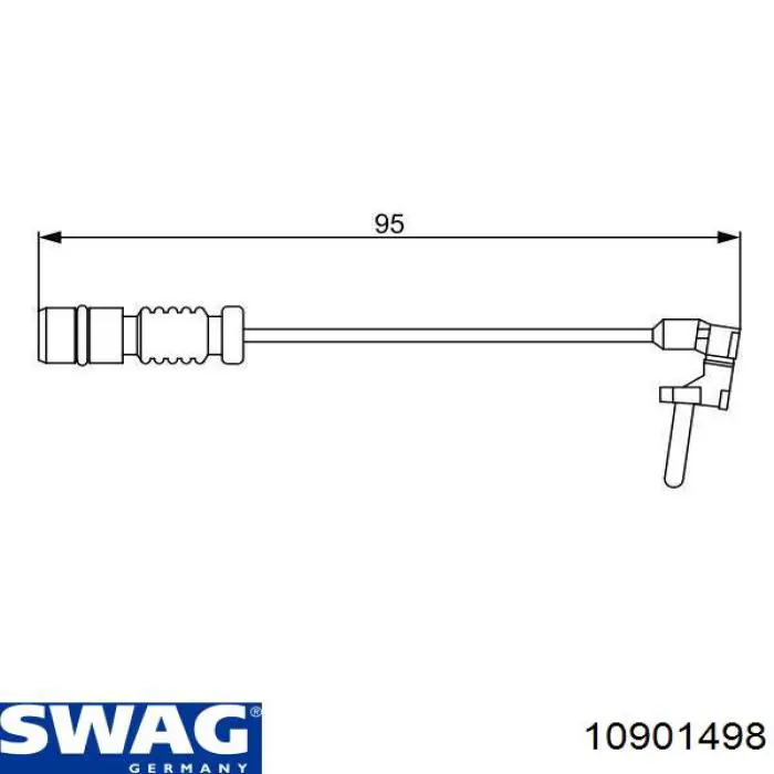 10901498 Swag датчик износа тормозных колодок передний