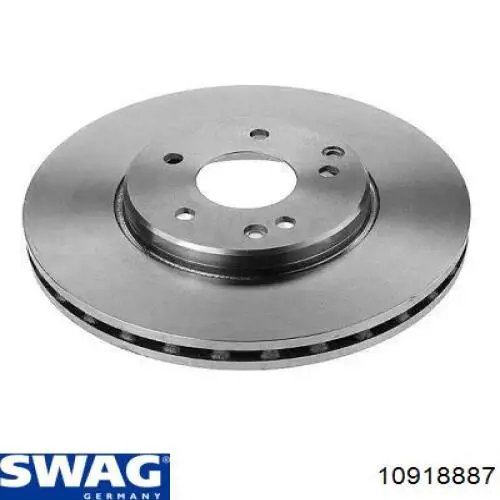 10918887 Swag диск тормозной передний
