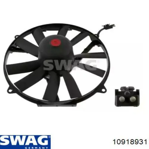 Вентилятор (крыльчатка) радиатора кондиционера Swag 10918931