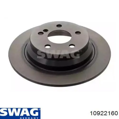 10 92 2160 Swag диск тормозной задний